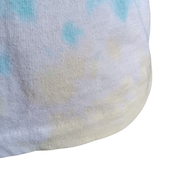 Small Vintage Tie-Dye Ringer T-Shirt Single Stitch Buttery 1980's Hippie Mom USA - Picture 3 of 7